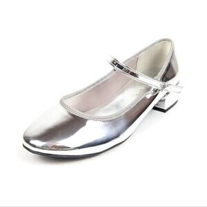Madden Girl Metallic Silver Tutu Mary Jane Pumps Size 7
